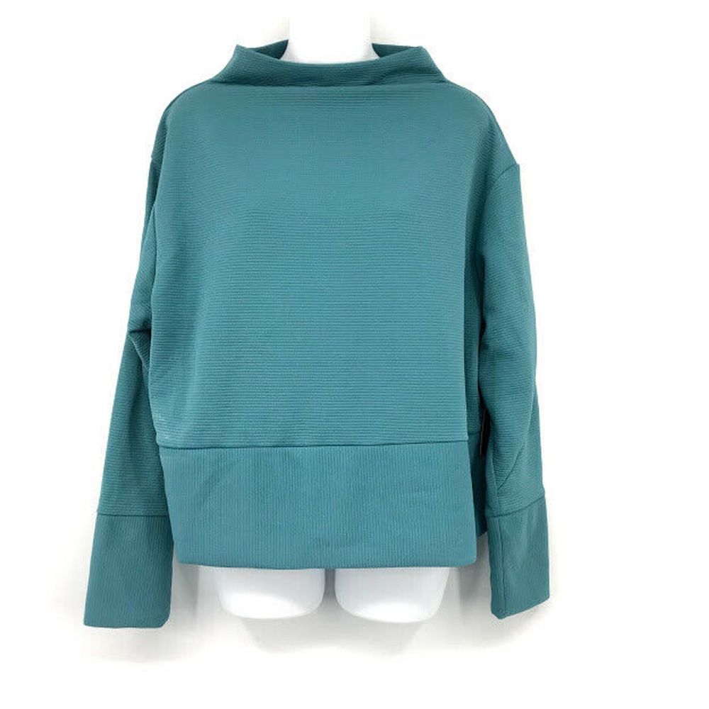 Nike DRY Get Fit Top L Fleece Mock Neck Ribbed